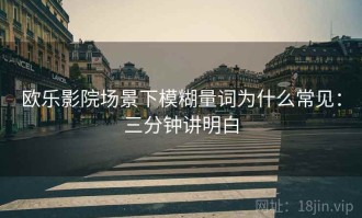 欧乐影院场景下模糊量词为什么常见：三分钟讲明白