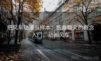 把风车动漫当样本：断章取义的概念入门，动画风车