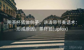 用茶杯狐做例子，讲清带节奏话术：形成原因，茶杯狐(upfox)