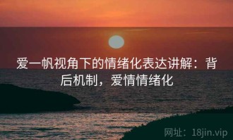 爱一帆视角下的情绪化表达讲解：背后机制，爱情情绪化