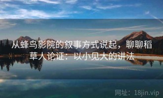 从蜂鸟影院的叙事方式说起，聊聊稻草人论证：以小见大的讲法