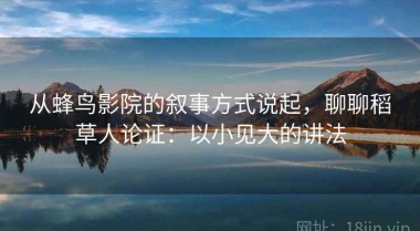 从蜂鸟影院的叙事方式说起，聊聊稻草人论证：以小见大的讲法