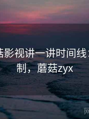 围绕蘑菇影视讲一讲时间线：背后机制，蘑菇zyx