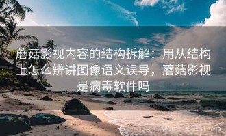 蘑菇影视内容的结构拆解：用从结构上怎么辨讲图像语义误导，蘑菇影视是病毒软件吗